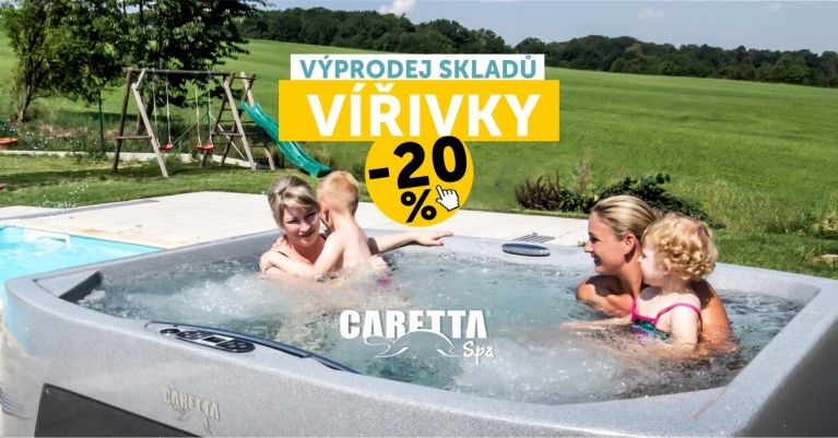 VÍŘIVKY SKLADEM, NYNÍ - 20 %