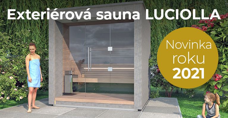 Moderní zahradní sauna - LUCCIOLA 